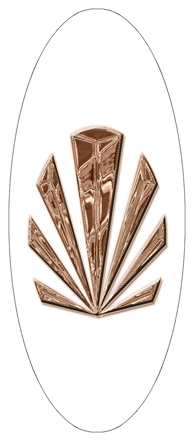 Bronze Sunburst White